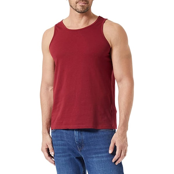 Build Your Brand Herr Basic Tank Top XXL Burgunder Burgundy XXL