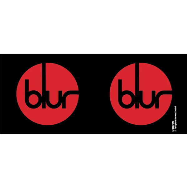 Blur Logomugg En Storlek Svart/Röd Black/Red One Size