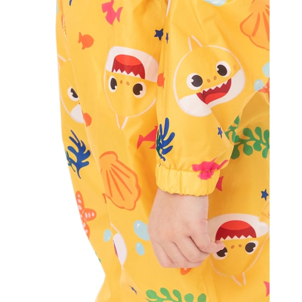 Baby Shark Barnkläder/Barn 3D Tänder Pölsskydd 12-18 Månader Gul Yellow 12-18 Months