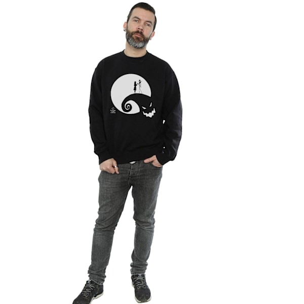 Disney Herr Nightmare Before Christmas Moon Oogie Boogie Sweatshirt Black XL
