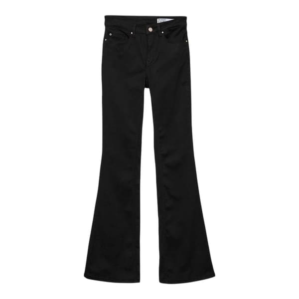 Vero Moda Dam LI140 Utsvängda Jeans M Svart Black M