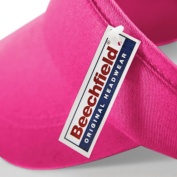 Beechfield Unisex Sports Visor / Huvudbonad One Size Fuchsia Fuchsia One Size