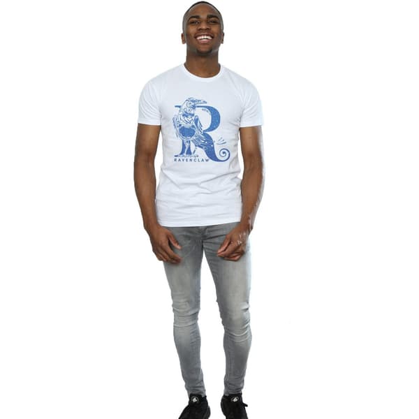 Harry Potter Herr Ravenclaw Glitter T-shirt S Vit White S