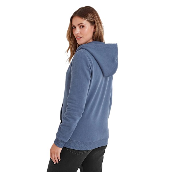 TOG24 Dam/Kvinna Mia Helzippade Hoodie 18 UK Blå Sten Blue Stone 18 UK