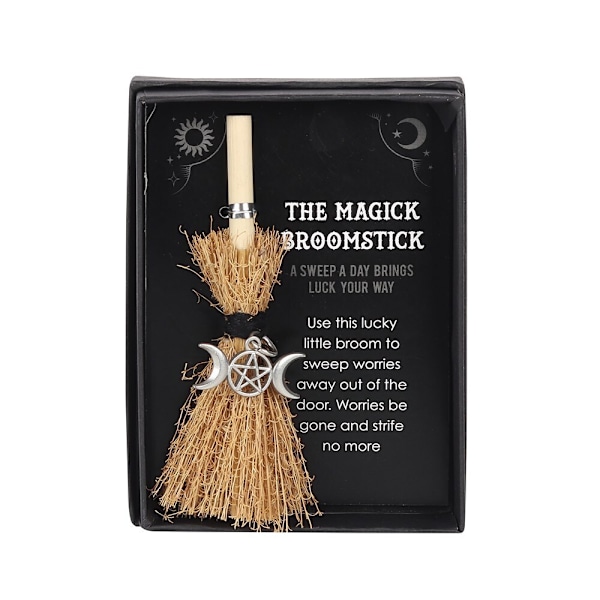 Something Different Mini Magick Triple Moon Kvast En Storlek Brown/Silver One Size