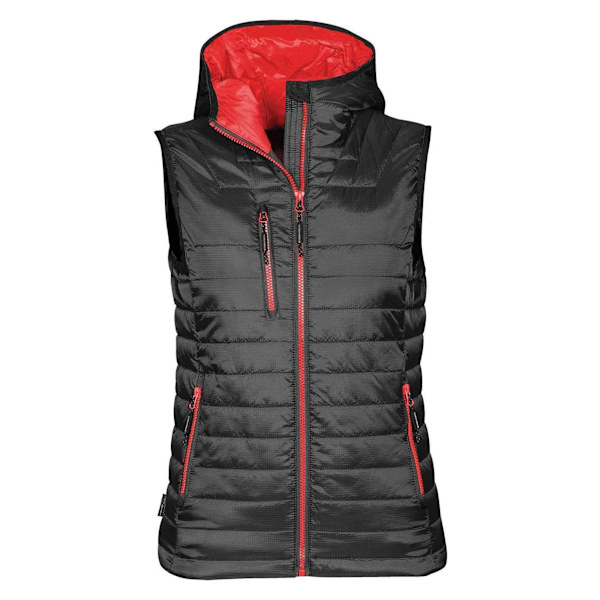 Stormtech Womens/Ladies Gravity Body Warmer XL Svart/True Red Black/True Red XL