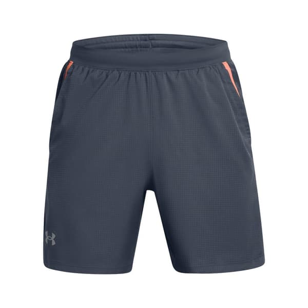 Under Armour Herr Launch Texturerade Sweatshorts L Grå Grey L