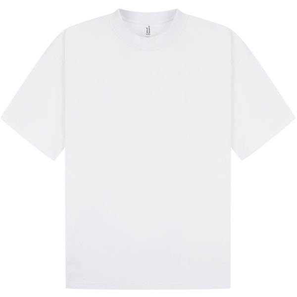 Casual Classics Unisex Vuxen Interlock Kammad Ringspunnen Bomull E White XL