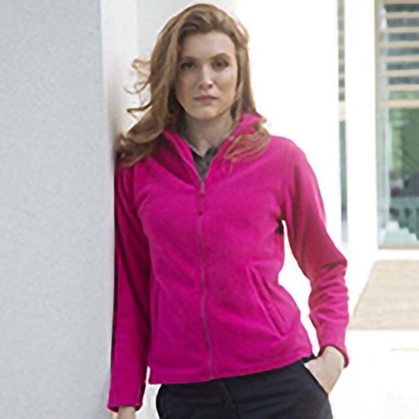 Henbury Damjacka i Microfleece för Dam/Kvinna, Anti-Nopp, L, Fuchsia Fuchsia L