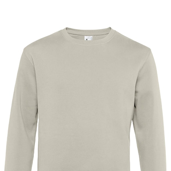 B&C Herr King Sweatshirt XL Grå Dimma Grey Fog XL