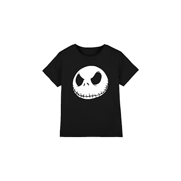 The Nightmare Before Christmas Barn/Barn Jack Face T-Shirt Black 5-6 Years