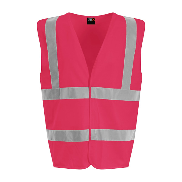 PRO RTX Unisex Vuxen Sleeveless Hi-Vis Väst 4XL Rosa Pink 4XL