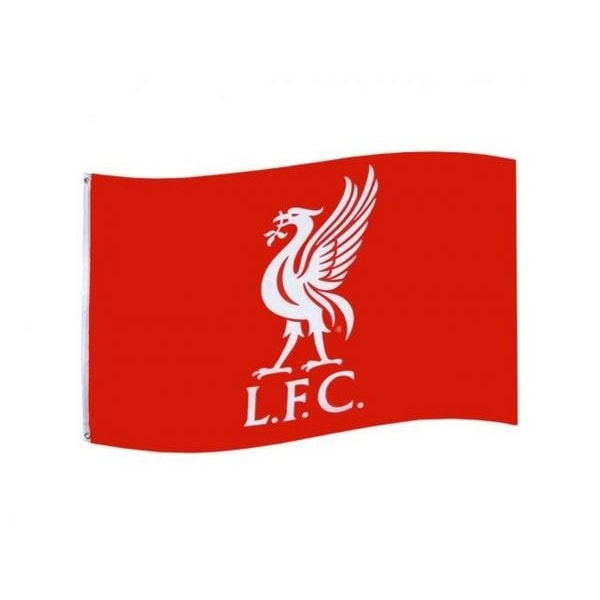 Liverpool FC Flag En Storlek Röd Red One Size