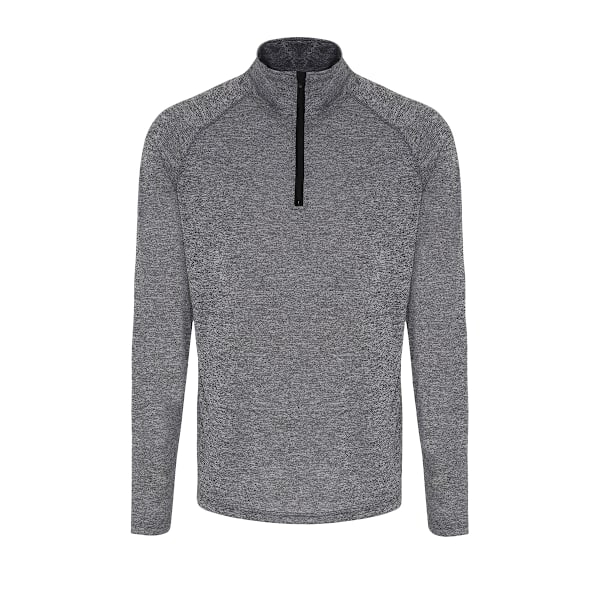 TriDri Herr Performance Kvartsdragkedja Långärmad Tröja 3XL Black 3XL