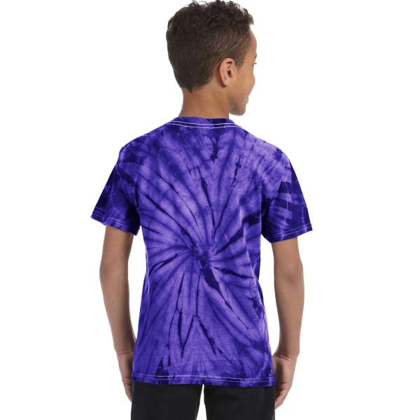 Colortone barn unisex Tonal Spider kortärmad T-shirt XS Spider Purple XS