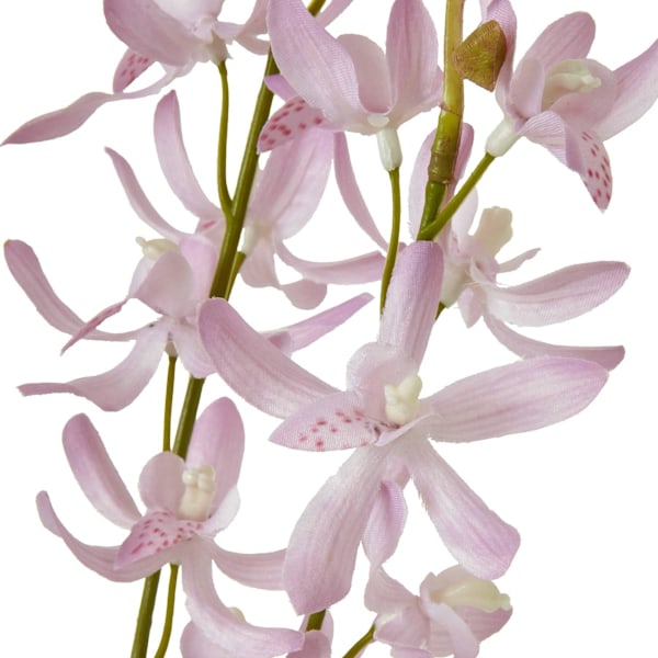 Hill Interiors Cymbidium Spray Konstgjord Blomma One Size Lila Lilac One Size