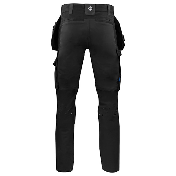 Projob herr Stretch Cargo byxor 36R svart Black 36R
