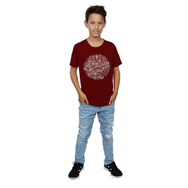 Star Wars Boys Jul Dödsstjärnan T-shirt 9-11 år Bourgogne Burgundy 9-11 Years