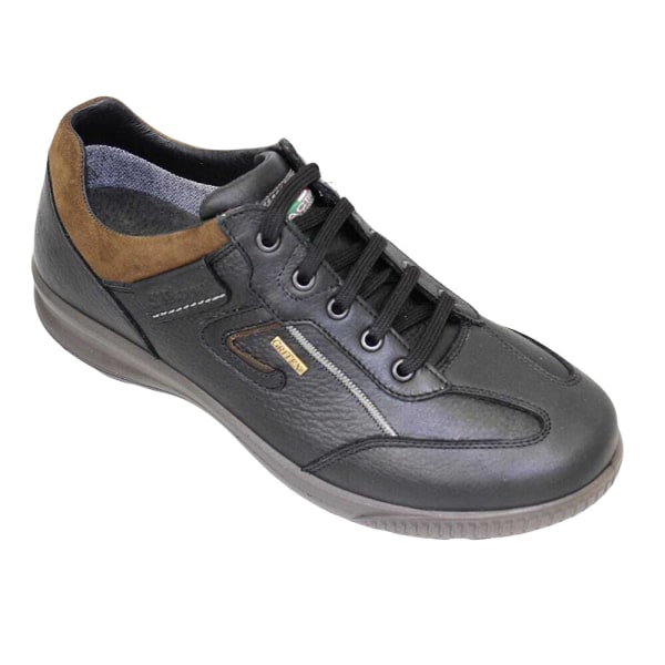 Grisport Herr Arran Läder Walking Shoes 7 UK Svart Black 7 UK