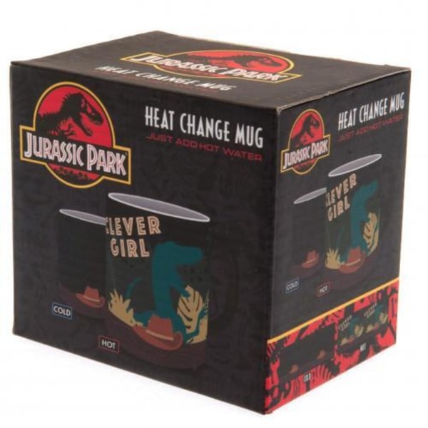 Jurassic Park Heat Changing Mugg One Size Svart/Grön/Röd Black/Green/Red One Size