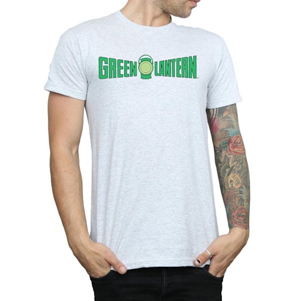 DC Comics Green Lantern Text Logo T-shirt XXL Sports Grey Sports Grey XXL