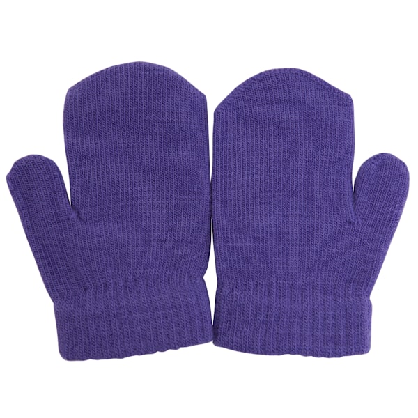Baby Vintervantar En Storlek Lila Purple One Size