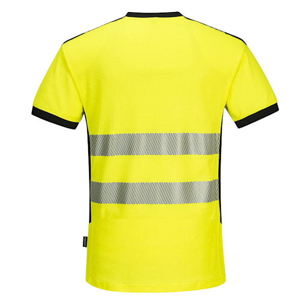 Portwest Herr PW3 High-Vis T-shirt 4XL Gul/Svart Yellow/Black 4XL