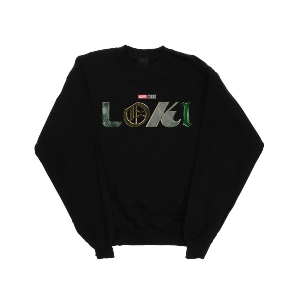 Marvel Dam/Kvinnor Loki Logo Sweatshirt XXL Svart Black XXL