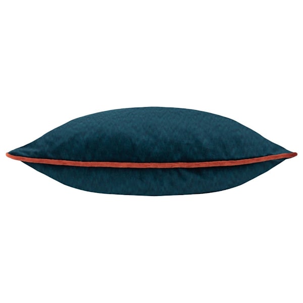 Paoletti Torto Rektangulärt Kuddfodral i Sammet 50cm x 50cm Tea Teal/Brick Red 50cm x 50cm