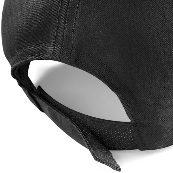 Beechfield Unisex Ultimate 5 Panel Baseball Cap (2-pack) One Black One Size