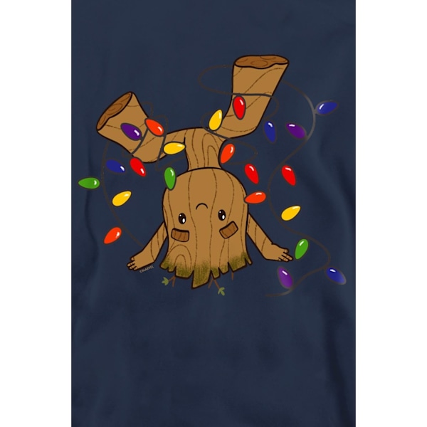Guardians Of The Galaxy Unisex Vuxen Groot Julljus Tröja Navy S