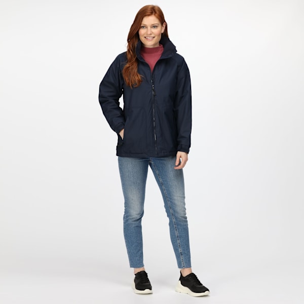 Regatta Dam/Dam vattentät vindtät jacka (fleecefodrad Navy 12