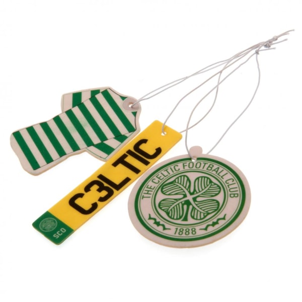 Celtic FC Air Fresheners (Pack of 3) One Size Green Green One Size