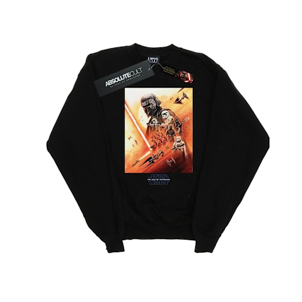 Star Wars: The Rise of Skywalker Herr Poster Sweatshirt för Män Black 3XL