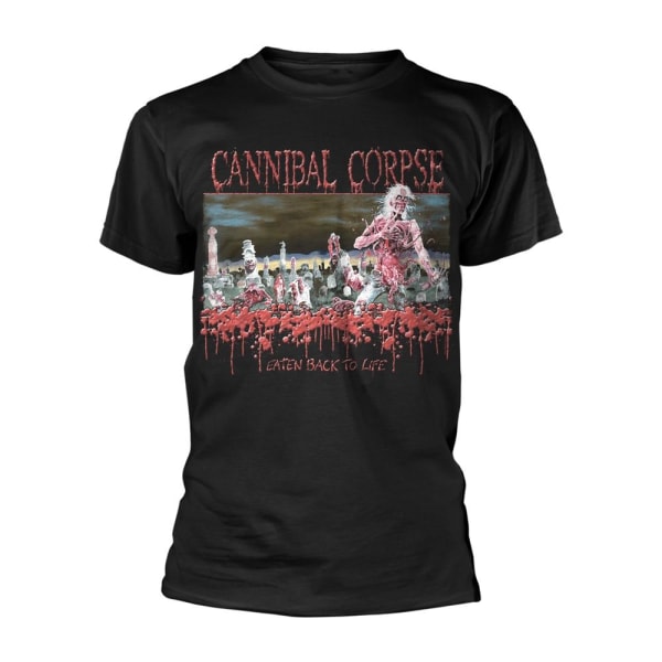 Cannibal Corpse Unisex Vuxen Eaten Back To Life T-shirt XXL Bla Black XXL