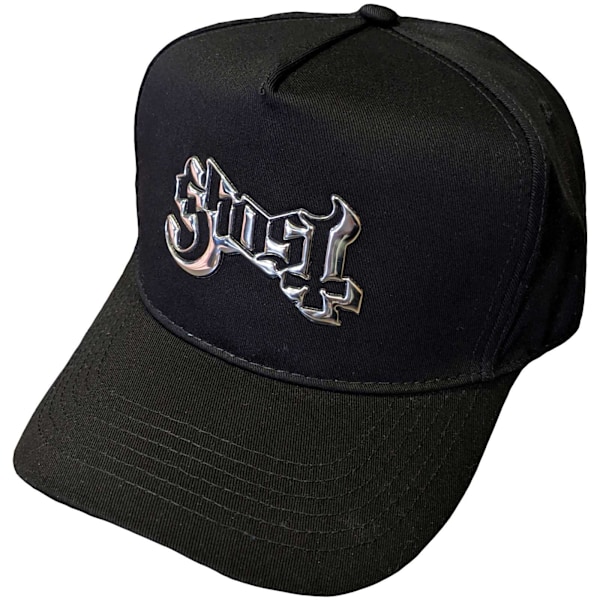 Ghost Unisex Vuxen Logobasbollkeps Storlek One Svart/Sonic Silver Black/Sonic Silver One Size