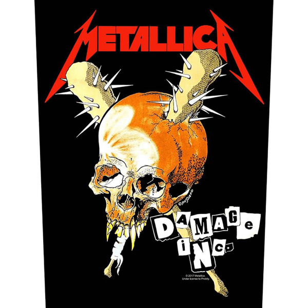 Metallica Damage Inc Patch One Size Svart Black One Size