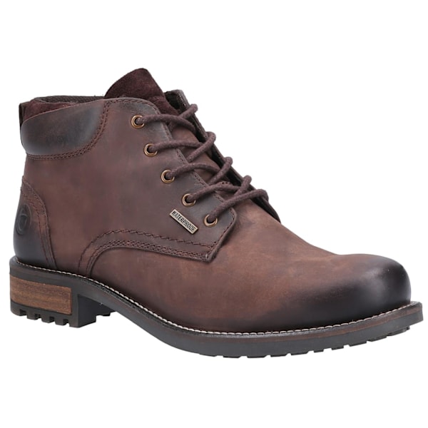 Cotswold Mens Woodmancote Läder Combat Boots 10 UK Brun Brown 10 UK