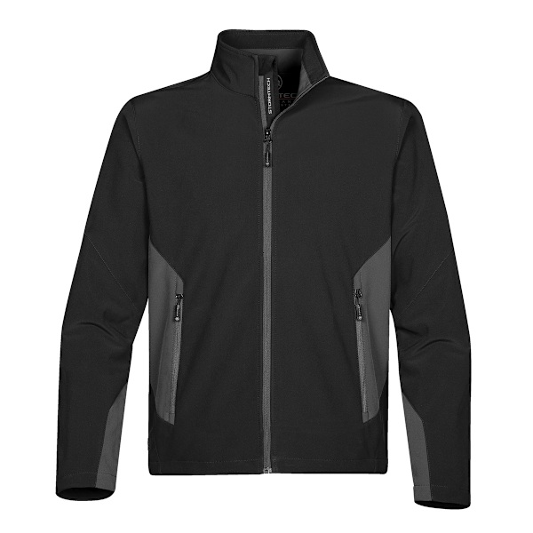 Stormtech Mens Pulse Softshell Jacka L Svart/ Granit Black/ Granite L