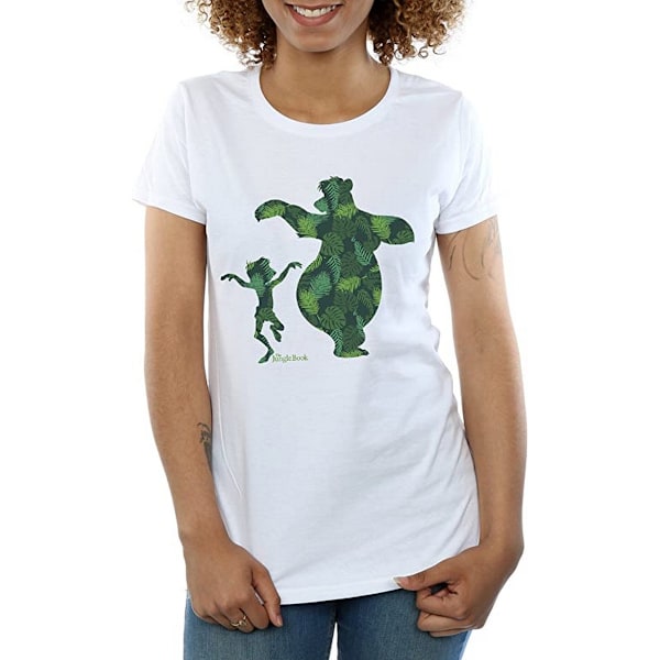 Djungelboken Dam/Dam Mowgli Och Baloo Dans Bomull T-shirt White M