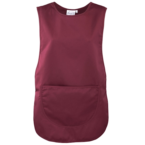 Premier Dam/Kvinnors Fickförkläde / Arbetskläder (2-pack) S Bu Burgundy S
