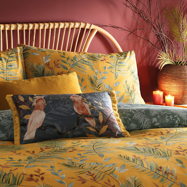 Furn Mazari Påslakan Set Superking Senapsgul Mustard Yellow Superking