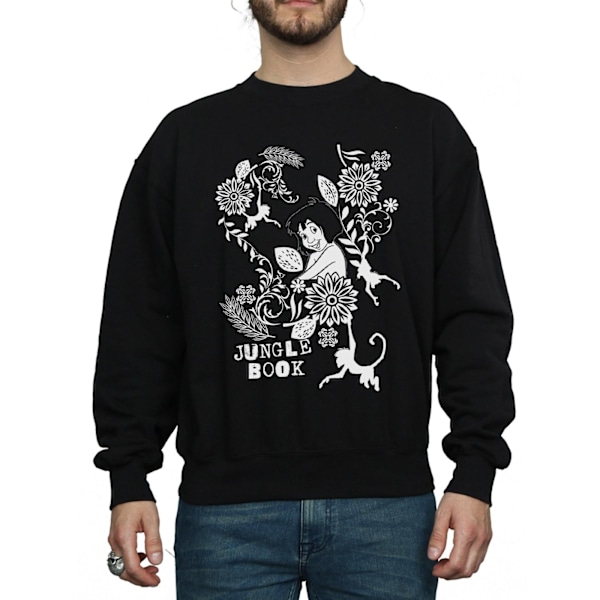 Disney Herr The Jugle Book Mowgli Tale Sweatshirt S Svart Black S