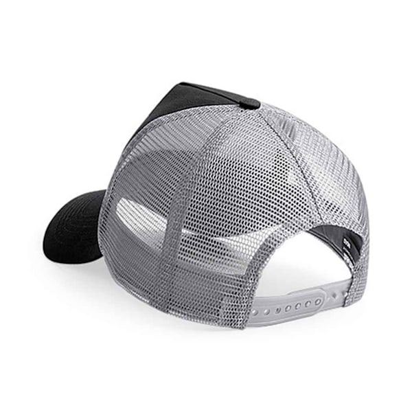 Beechfield Unisex Vuxen Snapback Trucker Cap En Storlek Svart/Grå Black/Grey One Size