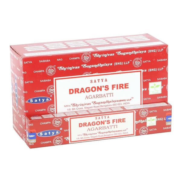 Satya Dragon´s Fire rökelsepinnar (12-pack) En storlek Brun Brown One Size