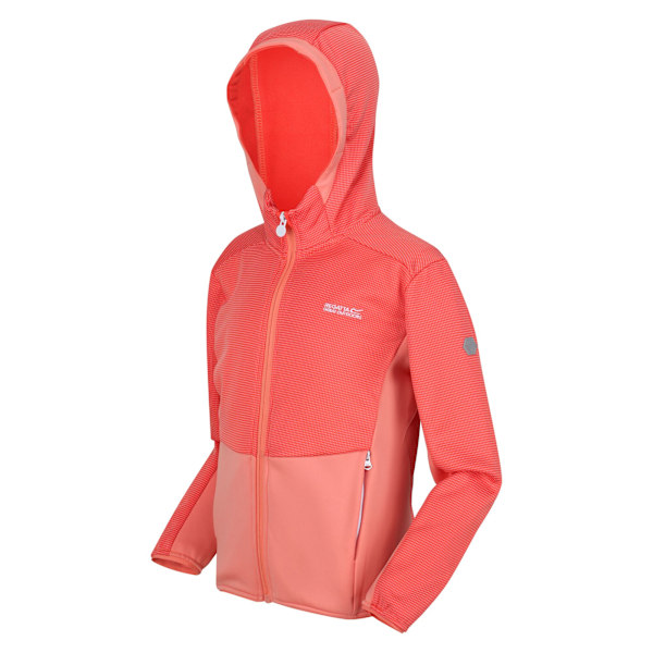 Regatta Barn/Barn Highton Full Zip Fleece Jacka 11-12 År Neon Peach/Fusion Coral Neon Peach/Fusion Coral 11-12 Years