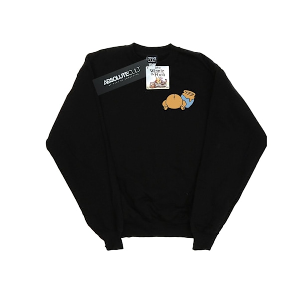 Disney Boys Winnie The Pooh Bakside Brösttryck Sweatshirt 12 Black 12-13 Years