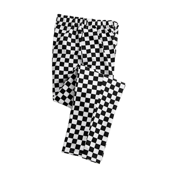 Premier Unisex Essential Rutig Kockbyxa för Vuxna M Svart/Vit Black/White M