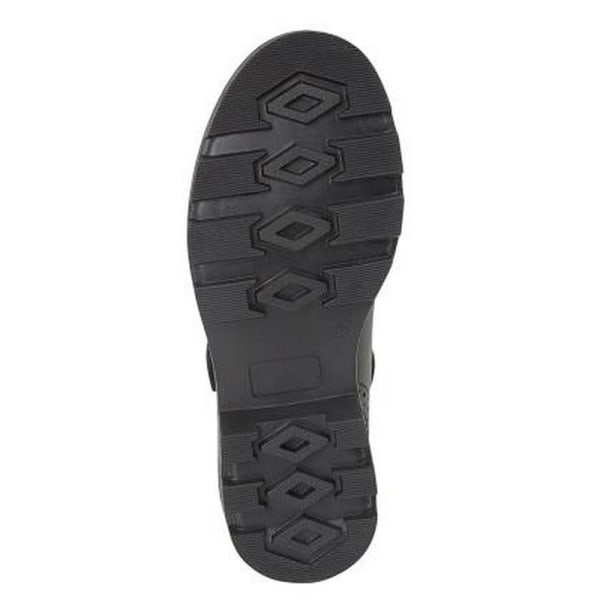 Roamers Girls Leather Touch Fastening Bar Shoe 3 UK Black Black 3 UK