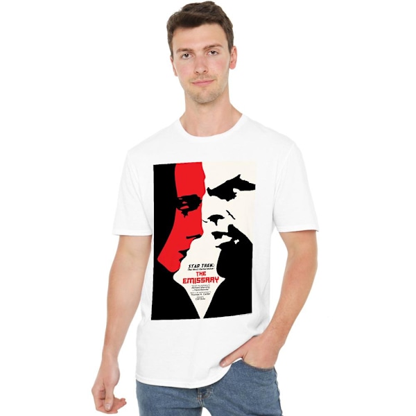 Star Trek Herr The Next Generation Säsong 2 Avsnitt 20 T-Shirt White 5XL